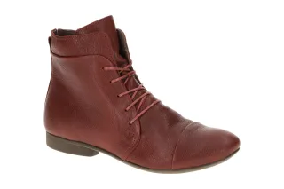 Think GUAD 2 Damen Stiefeletten - Rot melograno Echtleder Ankle Boots