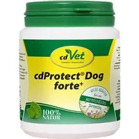 cdVet cdProtect Dog forte+, Nahrungsergänzungsmittel für: Hunde, Wilde Kräuter für ein wurmfeindliches Darmmilieu