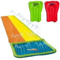 WHAM-O Wasserrutsche Slip N Slide, (Set), 548 cm Rutsche, 1–3 Bahnen, inkl. Boogieboards
