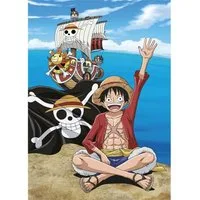 Strandtuch One Piece - Strandtuch - Piraten - Fleecedecke