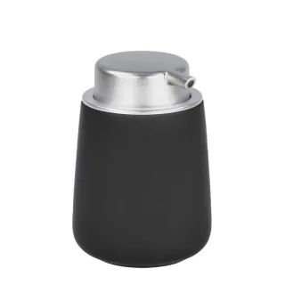 Seifenspender Nova Porzellan 250ml 8x12cm | Zone Denmark Matt Soft-Touch black Seifendosierer Pumpseifenspender für Badezimmer und Küche.