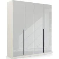 rauch Drehtürenschrank Kleiderschrank Schrank Garderobe Ankleide MODERN BY QUADRA SPIN (Breiten: 181/226/271 cm, Höhe 210 cm) mit hochwertiger Glasfront und Stangengriff MADE IN GERMANY
