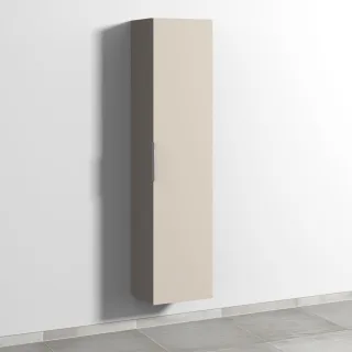 Sanipa 3way Hochschrank mit 1 Tür, Kaschmir-Matt UP1111U