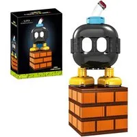Athlix Klemmbausteine Mario Bausteine Piranha-Pflanze, Flamme, Stern Spielbausteine, 538 Teile, ikonisches Game Design, fördert Kreativität