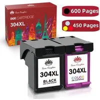 Toner Kingdom für HP 304XL 304 XL AMP 130 Envy 5000 5010 Tintenpatrone