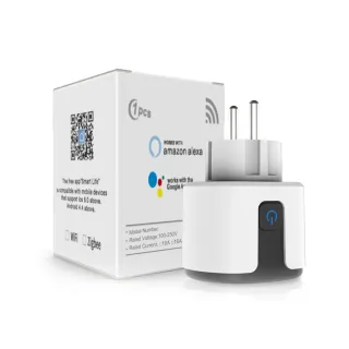 WHDZ03 Tuya 16A 20A Smart Plug EU WiFi Smart Socket Power Monitoring Countdown Timing Function Work with Alexa Google Ho