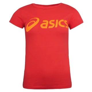 ASICS Logo Womens Coral T-Shirt