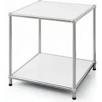 Floordirekt Standregal Concept Epure MK-012 Metallregal, B40 × T40 × H46 cm, diverse Farben, modular, Beistelltisch mit offenen Ablagen, verchromtes Metallgestell, zeitlos