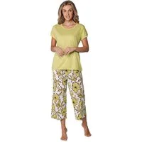 Pastunette Schlafanzug Modischer Damen Pyjama mit Culotte (2 tlg) Modisches Design