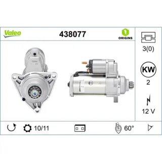 Valeo Starter Anlasser 2kW VW Transporter T4