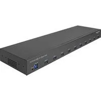 19" Industrie Hub 10 x USB 10 Gbps Typ-A