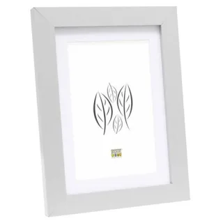 Deknudt S66KD1 P1 30x45 Holz silber mit Passepartout