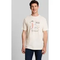 TOM TAILOR T-Shirt T-Shirt (im Einserpack) T-Shirt mit Waffelstruktur