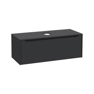 VitrA New Integra Square Waschtischunterschrank (Aufsatzwaschtisch) mit 1 Vollauszug 120 Matt,80293 80293