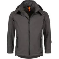 Alessandro Salvarini Softshelljacke ASBasiri mit abnehmbarer Kapuze
