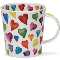 Dunoon Tasse Warm Hearts Lomond Fine Bone China Porzellan 0,32 L, 1-tlg.