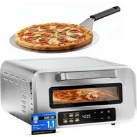 ProfiCook Pizzaofen PC-PO 1323, Pizzaofen elektrisch, 400°C, echter Pizzastein