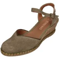 VERBENAS MAGGIE serraje tan Sandalette Kaki