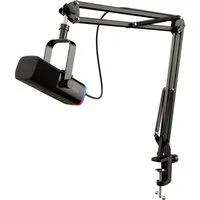 FIFINE Mikrofon XLR Streaming Mikrofon mit Arm für Podcast Studio Gaming Mikrofon, USB Dynamisch Microphone Gaming PC mit Stummschalttaste