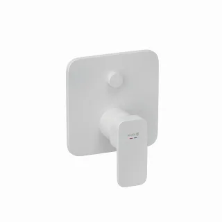 Kludi RENON Unterputz-Wannenarmatur Feinbau-Set mattweiß, 427595375 427595375