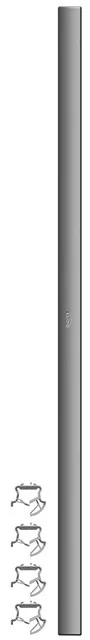 Kermi seitl. Abdeckung incl. Haltebügel für Verteo Typ 20/21 BH 2400 RAL9016, ZA01550005 ZA01550005