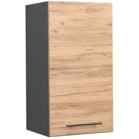 Vicco Hängeschrank Fame-Line, Goldkraft Eiche/Anthrazit, 40 cm (1-St)
