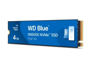 Western Digital WD Blue SN5000 NVMe SSD 4TB | wds400t4b0e | M.2 2280 / M-Key / PCIe 4.0 x4