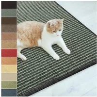casa pura Kratzbrett Sisal-Kratzteppich für Katzen, 10 Farben & 3 Größen, zum Kratzen