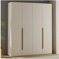 FORTE Kleiderschrank Höhe 2,10 mtr., stehende Montage, Grifflos