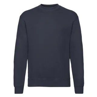 Fruit of the Loom - "Classic" Sweatshirt für Herren/Damen Unisex angesetzte Ärmel (Marineblau)