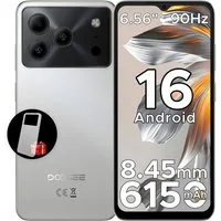 DOOGEE Note 56 Android 16 Handy Ohne Vertrag, 6150mAh, 6.56" 90Hz HD Smartphone (6.56 Zoll, 64 GB Speicherplatz, 8 MP Kamera, 3GB+64GB Speicher, 4G Dual SIM, 8,45mm dünn, Face ID, GPS)