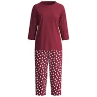CALIDA Capri-Pyjama Cotton Special Damen (2 tlg) weich, leicht und bequem