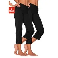 Vivance Active by Lascana Caprihose (2er-Pack) mit Gummibund, Loungewear
