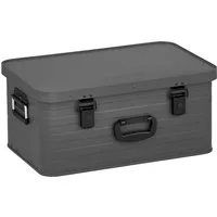 Enders® Aufbewahrungsbox Toronto M, Aluminium, BxTxH: 58,5x38,5x26,5 cm, 47 Liter