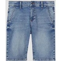 s.Oliver Jeansshorts Jeans-Hose PETE Jeans-Bermuda Pete / Regular Fit / Mid Rise / Straight Leg