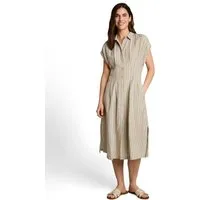 TOM TAILOR Midikleid mit Streifen Muster