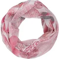 MIRROSI Loop Damen Schal mit Tollem Muster Weich aus 100% Viskose, Schlauchschal, (ca. 160x48cm, zweimal um den Hals wickelbar), Damen Halstuch Stola ideal für Frühling,Sommer, Herbst