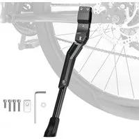 SURFOU Fahrradständer Fahrradständer mountainbike Höhenverstellbar, Rutschfest Seitenständer (24-29 Zoll, für alle Arten von Fahrrädern, wie MTB, Rennräder, Pendlerfahrräder usw, 1-St., aus Aluminiumlegierung A380, Haltbarkeit und Festigkeit, Stabili