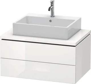 Duravit L-Cube Konsolenwaschtischunterbau wandhängend Weiß Hochglanz 820x547x400 mm - LC581708585 LC581708585
