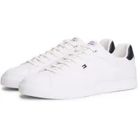 Tommy Hilfiger ICON COURT LIGHT LEATHER Sneaker Freizeitschuh, Halbschuh, Schnürschuh mit dezenten Ziernähten