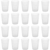 Engelland Becher Plastikbecher in modernen Neonfarben, Mehrweg, 20-tlg., Kunststoff, spülmaschinengeeignet, bruchfest, wiederverwendbar, 250 ml, 0,25 Liter