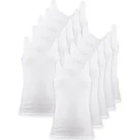 Schöller Achselhemd 10er Pack Damen Achselhemd Baumwolle (Packung, 10-St) -