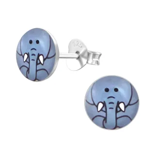 Elefanten Ohrringe aus 925 Silber