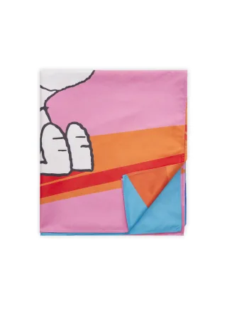Handtuch mit Snoopy-Strand-Motiv pink - Gr. - one size