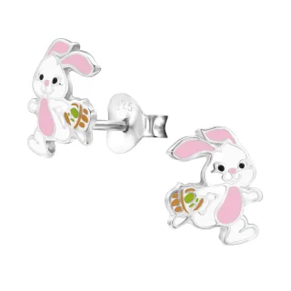 Hasen Ohrringe aus 925 Silber
