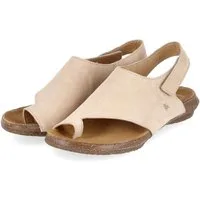 El Naturalista El Naturalista N5559 Cream Damen Rauleder beige Keilsandalette