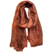 Blusmart Modeschal Leinen-Schal mit Ombre-Batik- und Faltenmuster, (Warm und stylisch, Retro-ethnischer Baumwoll), Für Damen als Schal oder Umhang