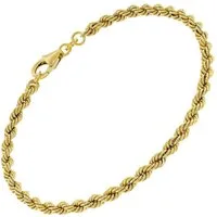trendor Goldarmband 51879, für Damen 333 Gold / 8 Karat Kordelkette