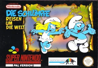 Die Schlümpfe reisen um die Welt [für Super Nintendo SNES]