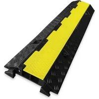 Floordirekt Kabelkanal Kabelbrücke Peak, Stabile Gummibrücke, Erweiterungsmöglichkeit für sicheren Schutz